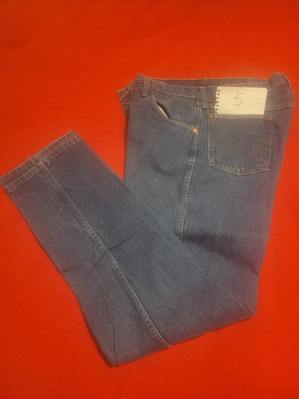 Wrangler Men's Straight Fit Dark Blue Jeans 34x34